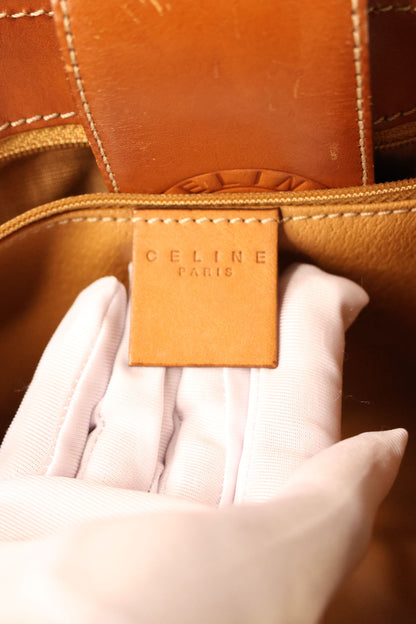 Celine Macadam One shoulder Brown Bag