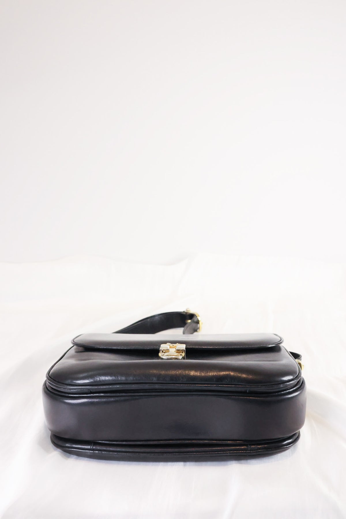 Celine Box Calf Leather with Carriage Hardware – Black