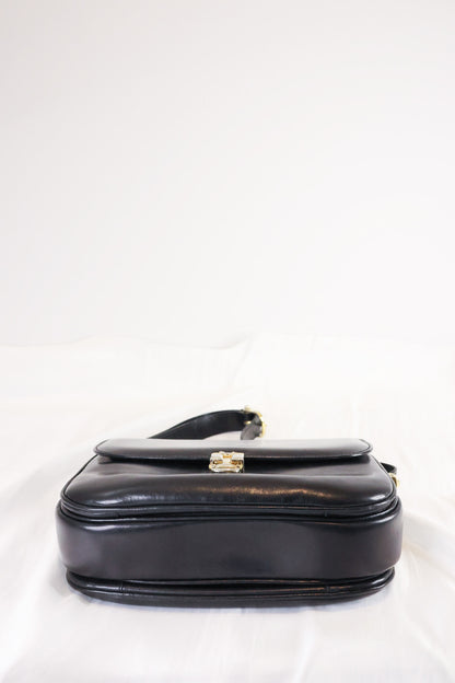 Celine Box Calf Leather with Carriage Hardware – Black