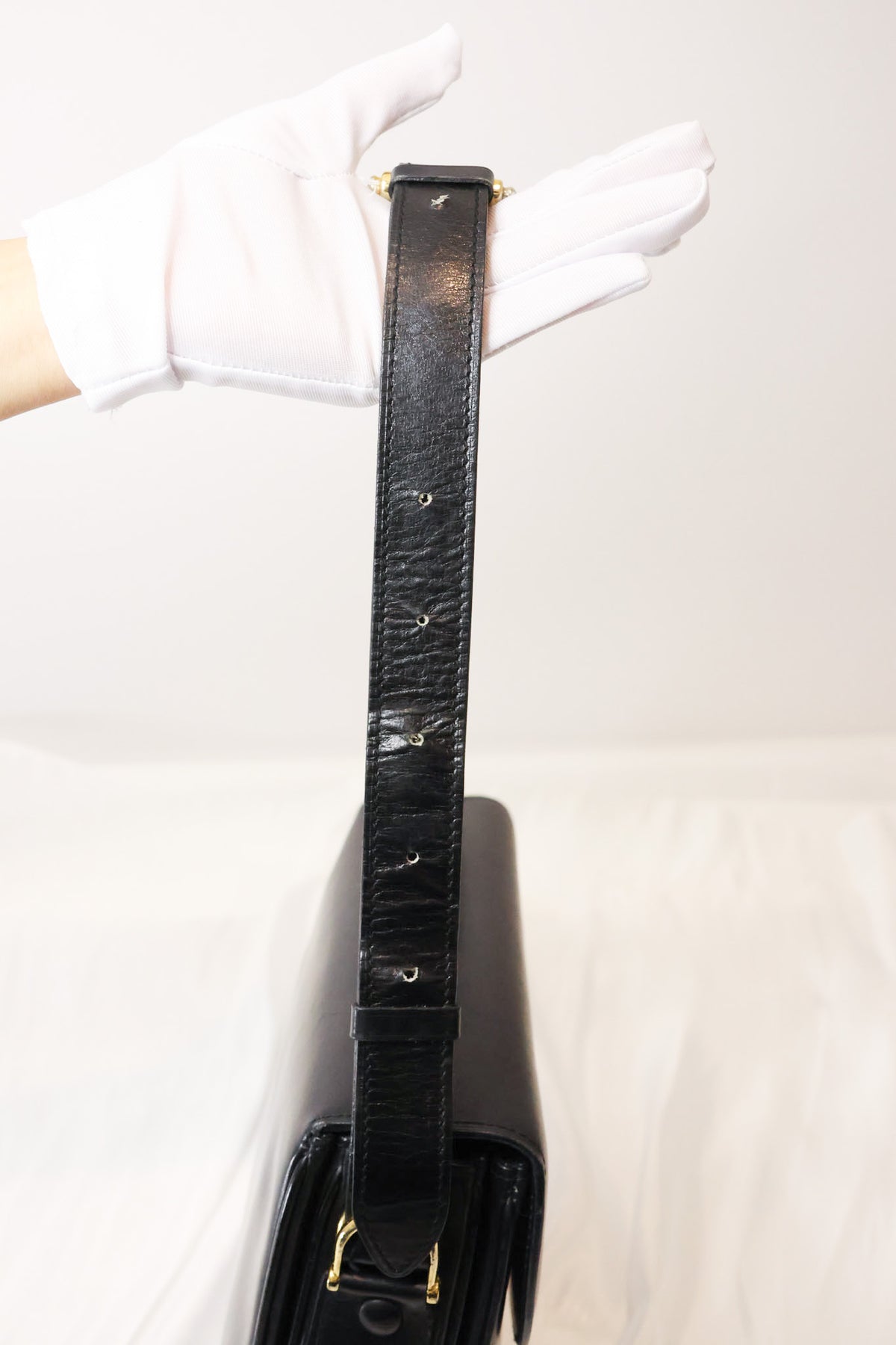 Celine Box Calf Leather with Carriage Hardware – Black