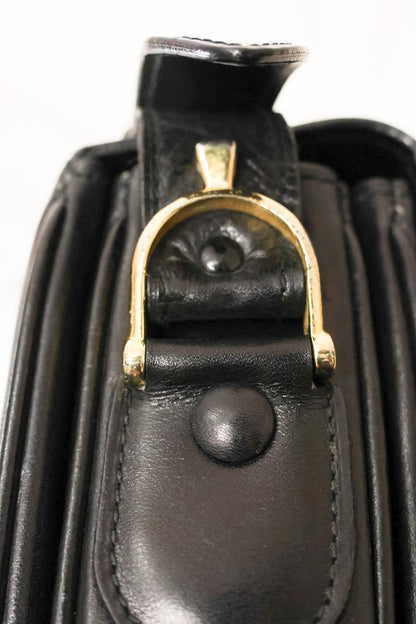 Celine Box Calf Leather with Carriage Hardware – Black