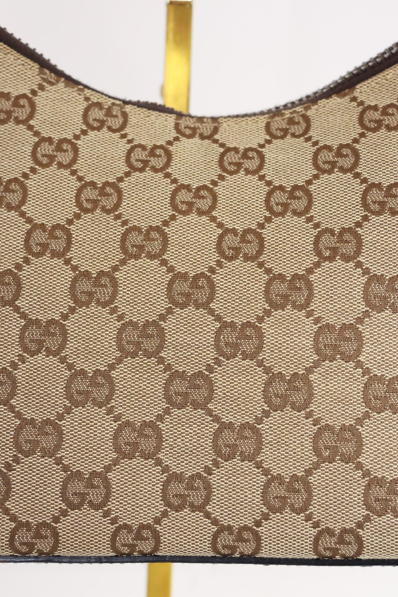 Gucci Ring Handle Zip Hobo One Shoulder bag