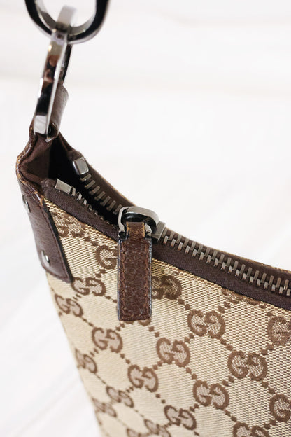 Gucci Ring Handle Zip Hobo One Shoulder bag