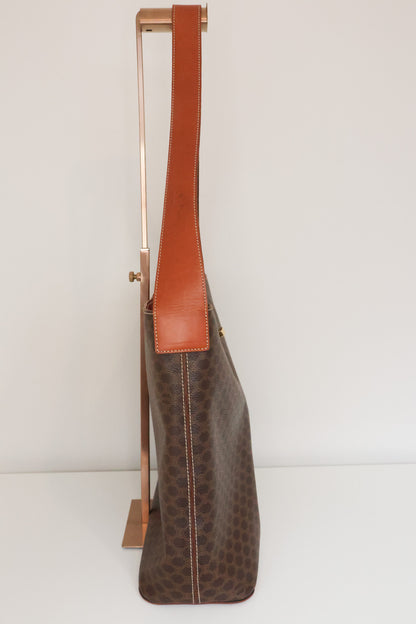 Celine Macadam One shoulder Brown Bag