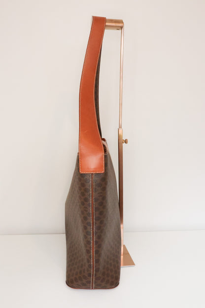 Celine Macadam One shoulder Brown Bag