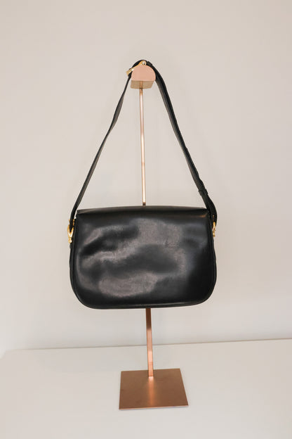 Celine Box Calf Leather with Carriage Hardware – Black