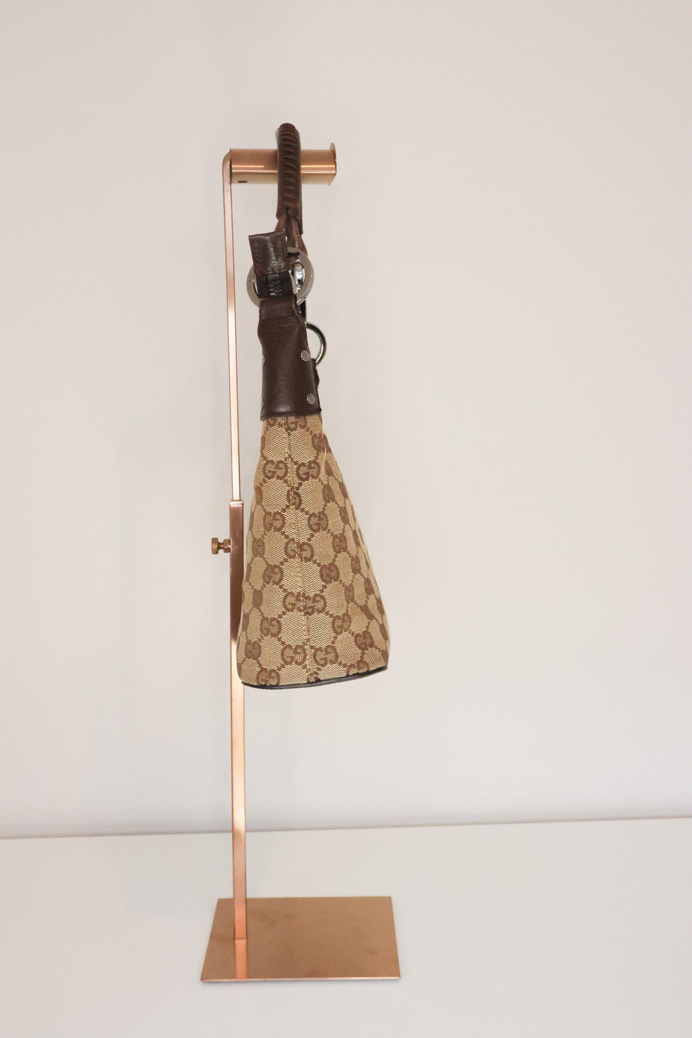 Gucci Ring Handle Zip Hobo One Shoulder bag
