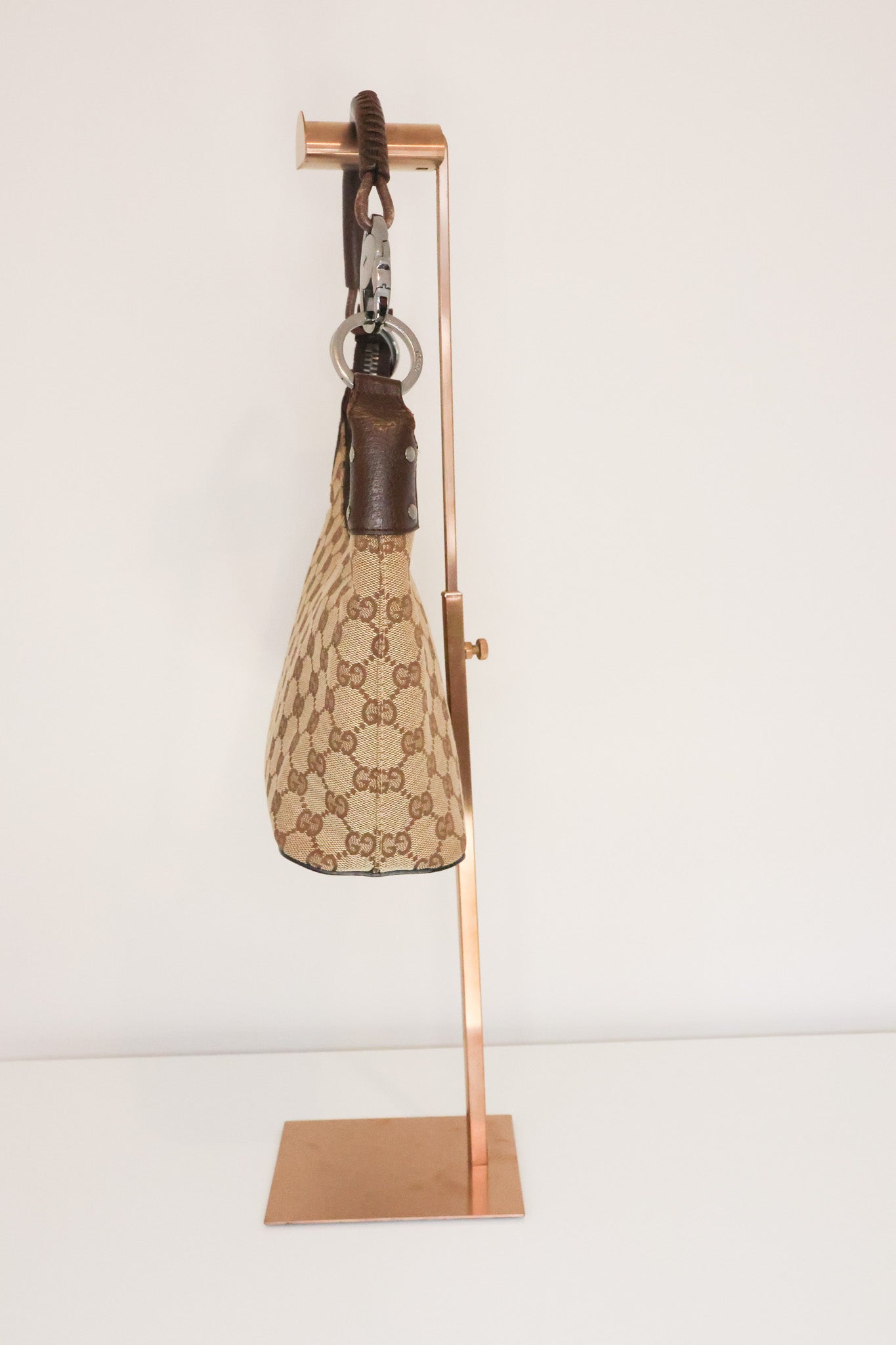 Gucci Ring Handle Zip Hobo One Shoulder bag