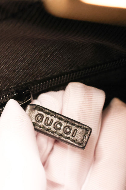 Gucci GG Canvas One-Shoulder Bag – Black