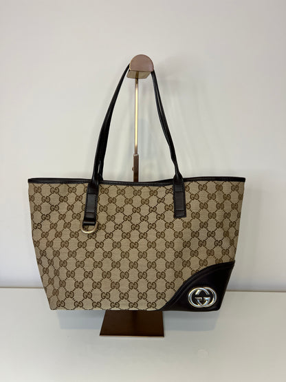 Gucci GG Canvas & Leather Tote bag
