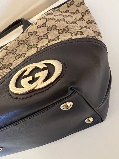 Gucci GG Canvas & Leather Tote bag