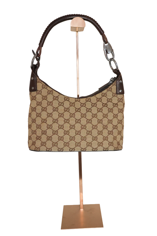 Gucci Ring Handle Zip Hobo One Shoulder bag